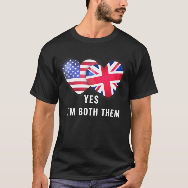 Yes, I’m Both – Citizenship Day  T-Shirt (Front)