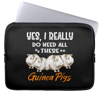 Yes, I Really Do Need All These Guinea Pigs Laptop Sleeve