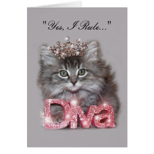 "Yes, I Rule!" Diva of a Kitty