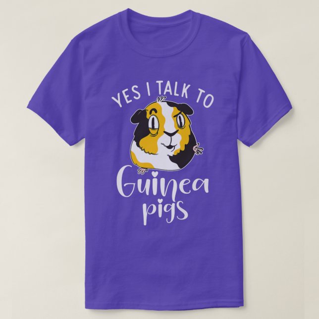 Yes i talk to Cute Guinea Pigs Premium  T-Shirt (Design Front)