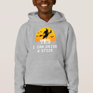Yes ICan Drive A Stick T-Shirt Party Funny Witch