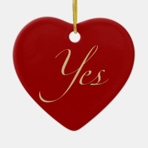 Yes III Ceramic Tree Decoration