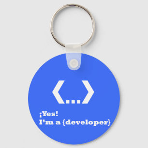 ¡Yes!....I'm a {Developer} (Llavero) Key Ring