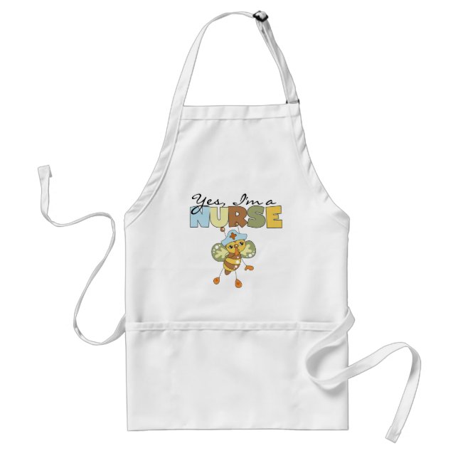 YES I'm a Nurse T-shirts and Gifts Standard Apron (Front)
