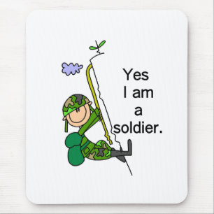 Yes I'm a Soldier Mouse Pad