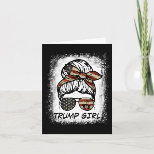 Yes I'm A Trump Girl Get Over It - Trump 2024 Elec Card