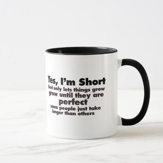 Yes I'm SHORT Mug (Right)