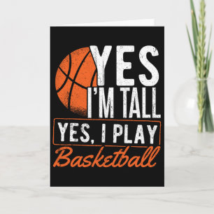 Yes I'm Tall And Yes I Play Sketll - Sketll Player Card