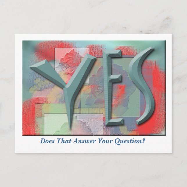 Yes Inmate postcard (Front)