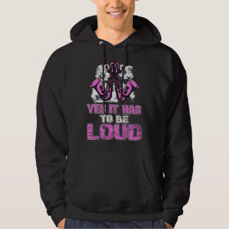 Yes It Has To Be Loud Saxophone Music Teacher Grun Hoodie
