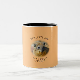 YES, IT'S ME, "DASSY" Two-Tone COFFEE MUG