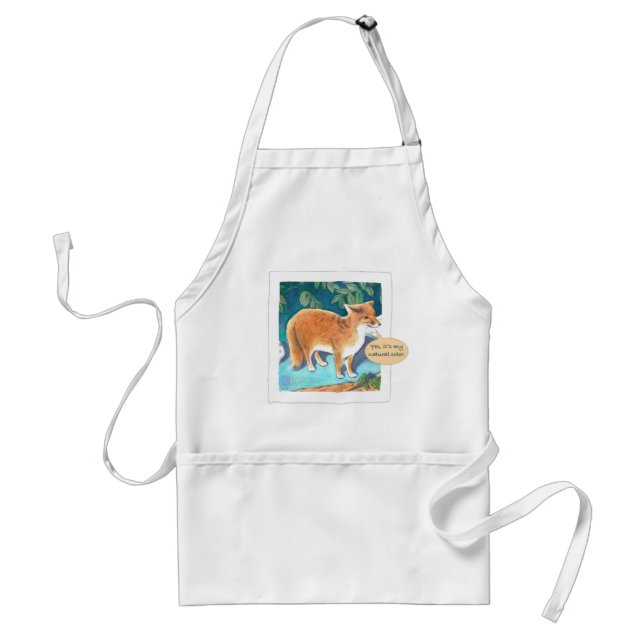 Yes, It's My Natural Colour Fox Host/Hostess Apron (Front)