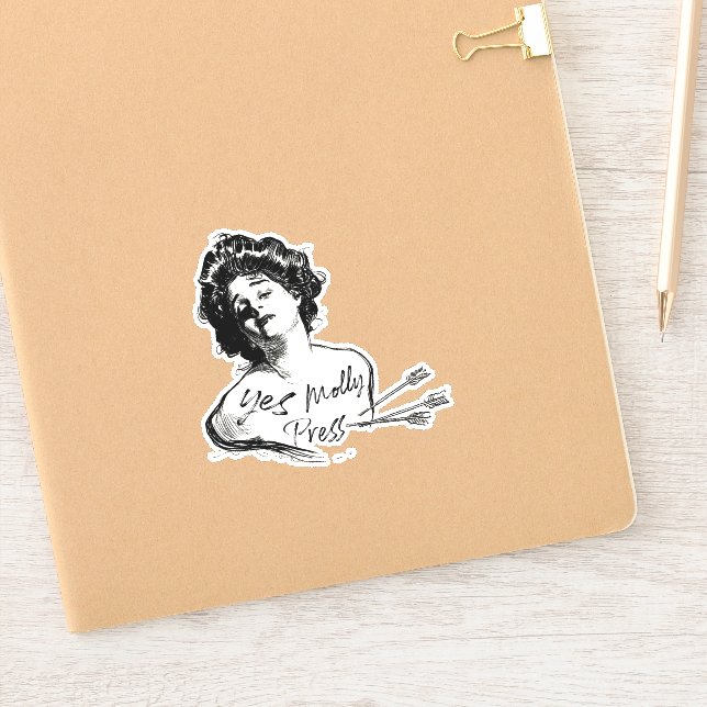 Yes Molly Logo Sticker (Notebook)