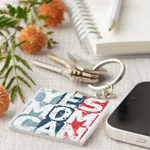 Yes Mom Can Key Ring