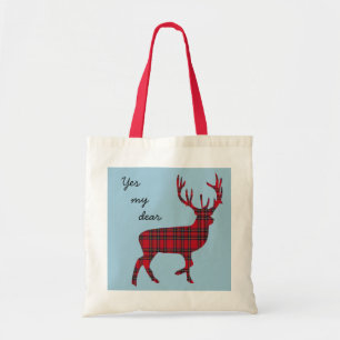 Yes My Dear Scottish Independence Tartan Tote Bag