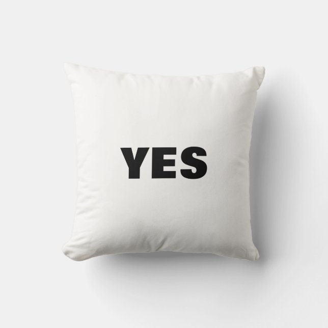 ~Yes/No~ THROW PILLOW, MAKE A GAME OF IT! Cushion (Front)