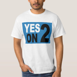Yes on 2 T-shirt Men's Large
