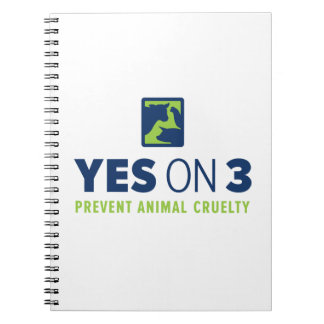 Yes on 3! Spiral Notebook