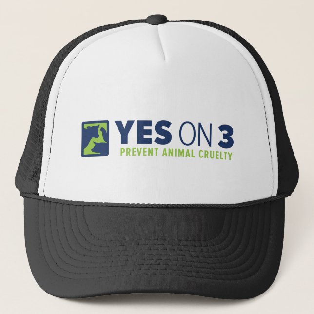 Yes on 3! Trucker Hat (Front)