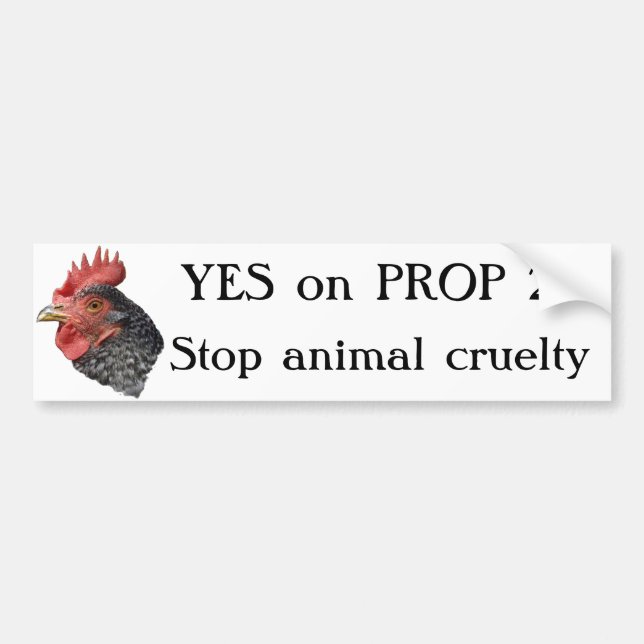 Yes on Proposition 2 - Bumper Sticker (Front)