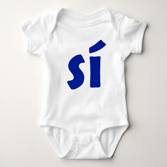 Yes or No baby Bodysuit (Front)