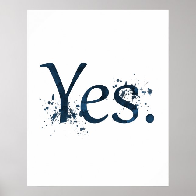 Yes Poster (Front)