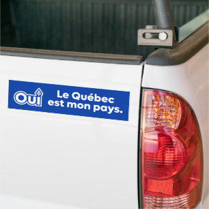 YES Quebec Bumper Sticker