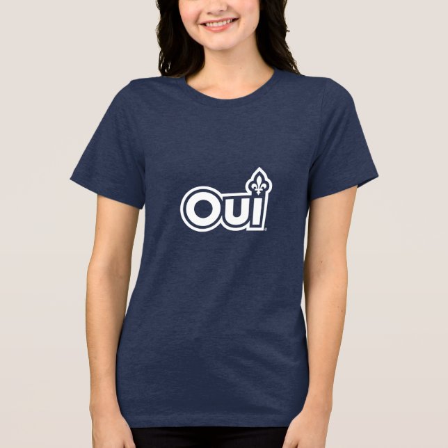 YES Quebec Tri-Blend Shirt (Front)