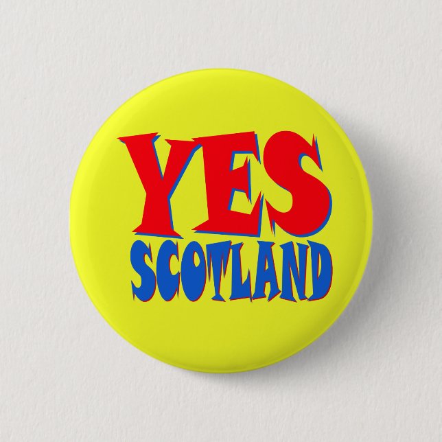 YES Scotland pin badge (Front)