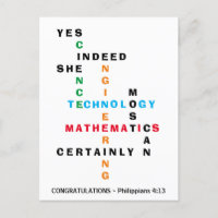 YES SHE CAN Congratulations Grad STEM