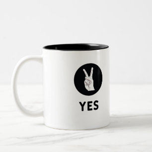 Yes  Two-Tone coffee mug