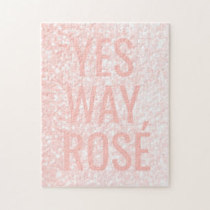 Yes Way Rosé Fun Jigsaw Puzzle