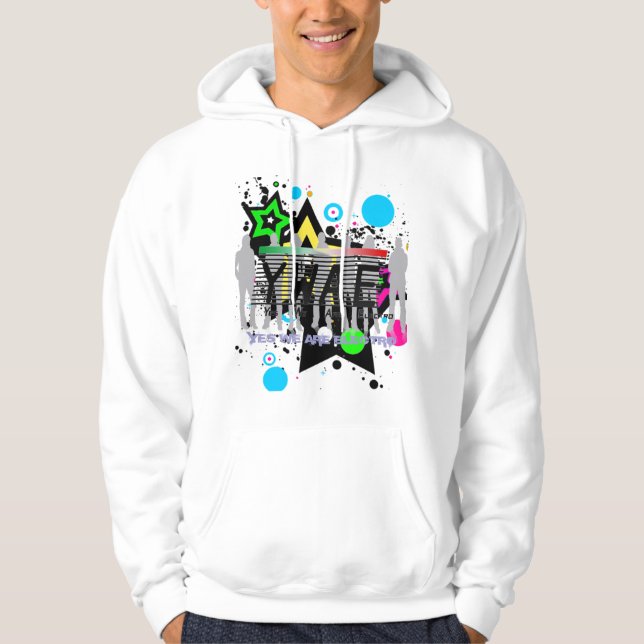 YES WE ARE ELECTRO - OFFICIAL HOODIE (Front)
