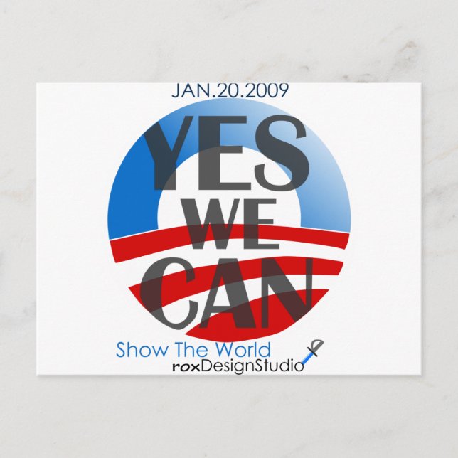 Yes We Can 2 Postcard (Front)