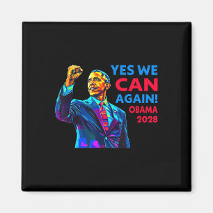 Yes We Can Again Obama 2028 Political Campaign Magnet