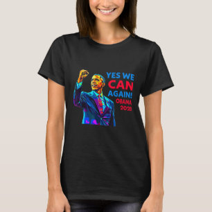 Yes We Can Again Obama 2028 Political Campaign T-Shirt