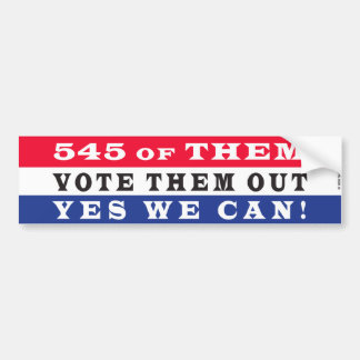 YES WE CAN BUMPER STICKER