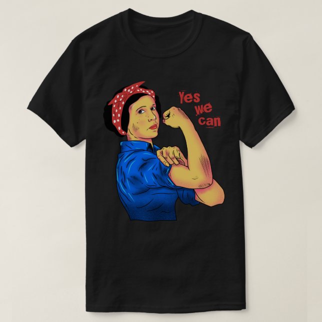 Yes We can Feminism T shirt (Design Front)