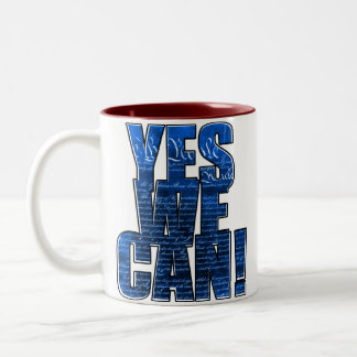 'Yes We Can!' OBAMA 2008 MUG