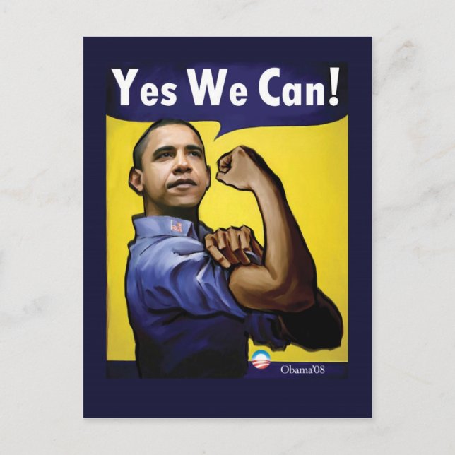 Yes We Can! Postcard (Front)