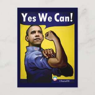 Yes We Can! Postcard