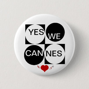 Yes We Cannes 6 Cm Round Badge