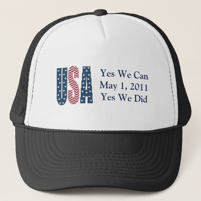 Yes We Did Bin Laden Dead Hat (Front)
