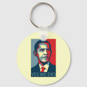 Yes We Did Key Ring
