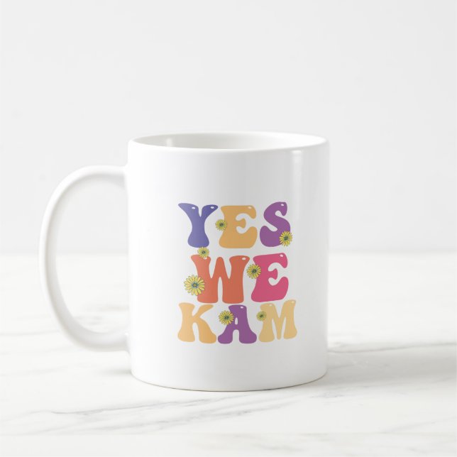 Yes We Kam Gift Kamala Funny  Coffee Mug (Left)