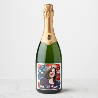 Yes, We Kam! | Kamala Harris 2024 for President Sparkling Wine Label