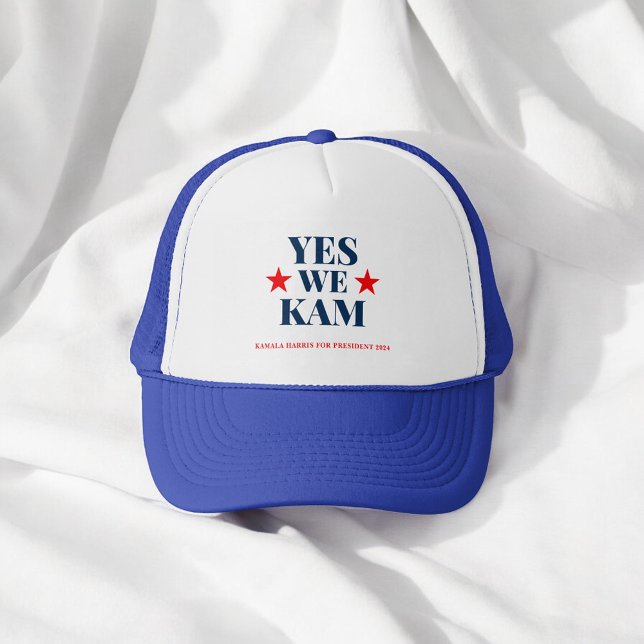 Yes We Kam Kamala Harris Trucker Hat (Creator Uploaded)