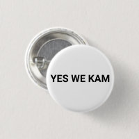 Yes We Kam minimalist typography black white