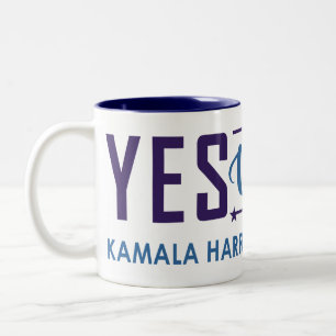 YES WE KAM! Two-Tone COFFEE MUG