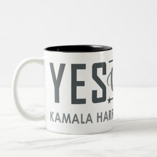 YES WE KAM! Two-Tone COFFEE MUG